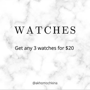 🎉 Bundle any 3 watches for $20